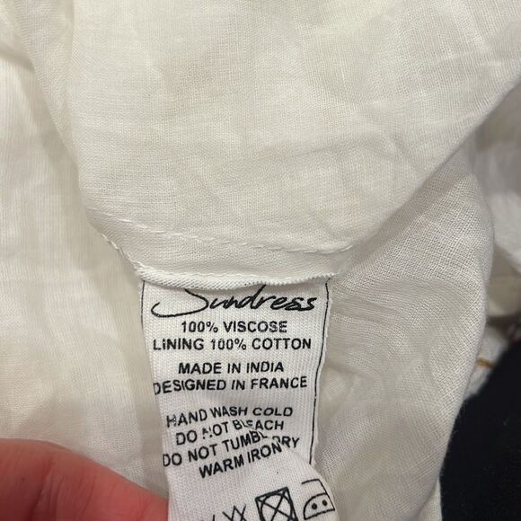 Revolve Sundress Carolina Dress in Off White & Gold one size - Picture 7 of 8